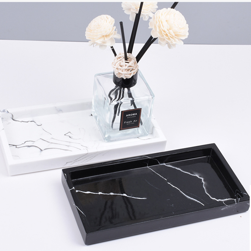 Zara Home Bathroom Tray - صينية الحمام ديكور المنزل لوحة مستطيلة