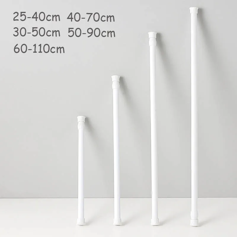 Home Bathroom Hardware - 25-110 سنتيمتر الربيع تحميل للتمديد قضيب