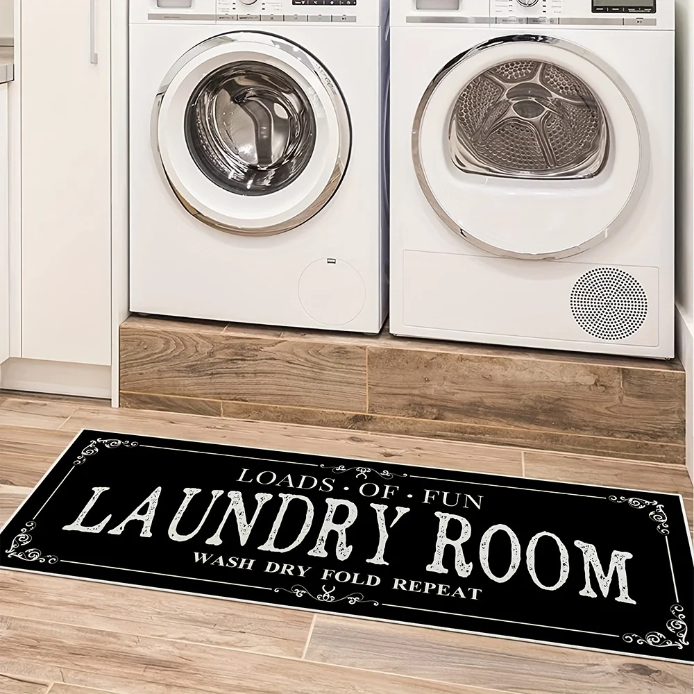 Tiny Home Bathroom Kit - غرفة الغسيل البساط عداء عدم الانزلاق