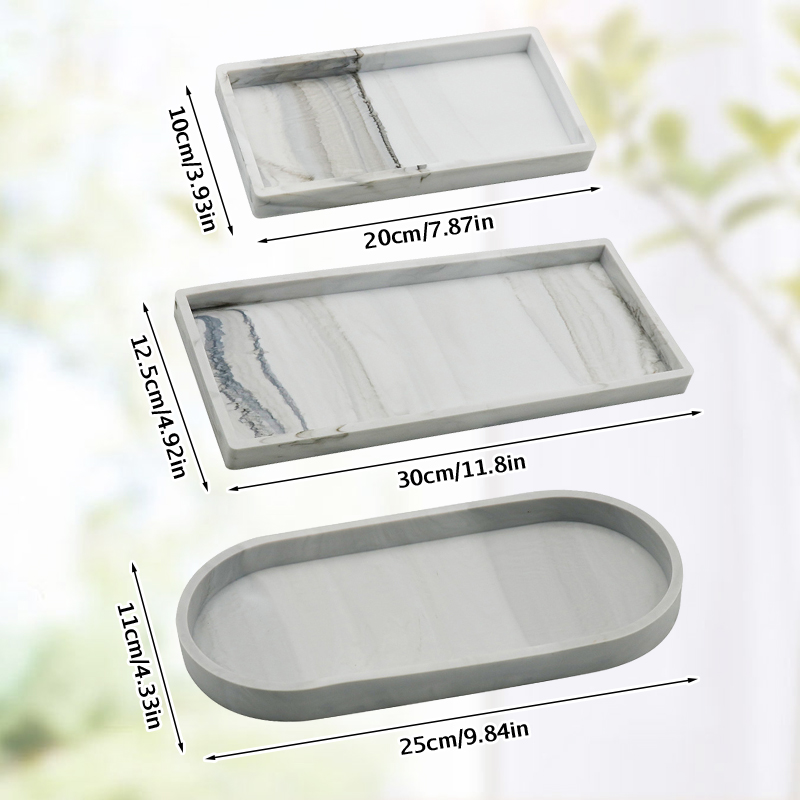 Zara Home Bathroom Tray - سيليكون الحمام مكافحة صينية سميكة المطبخ