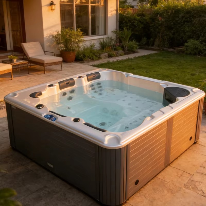 Home Bathroom Jacuzzi - حوض استحمام ساخن خارجي للفيلا والحديقة،