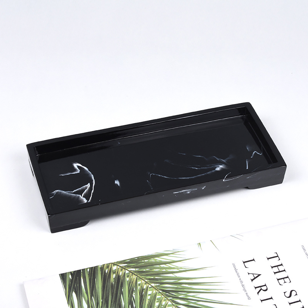 Zara Home Bathroom Tray - الشمال تقليد الرخام الراتنج صينية الحمام