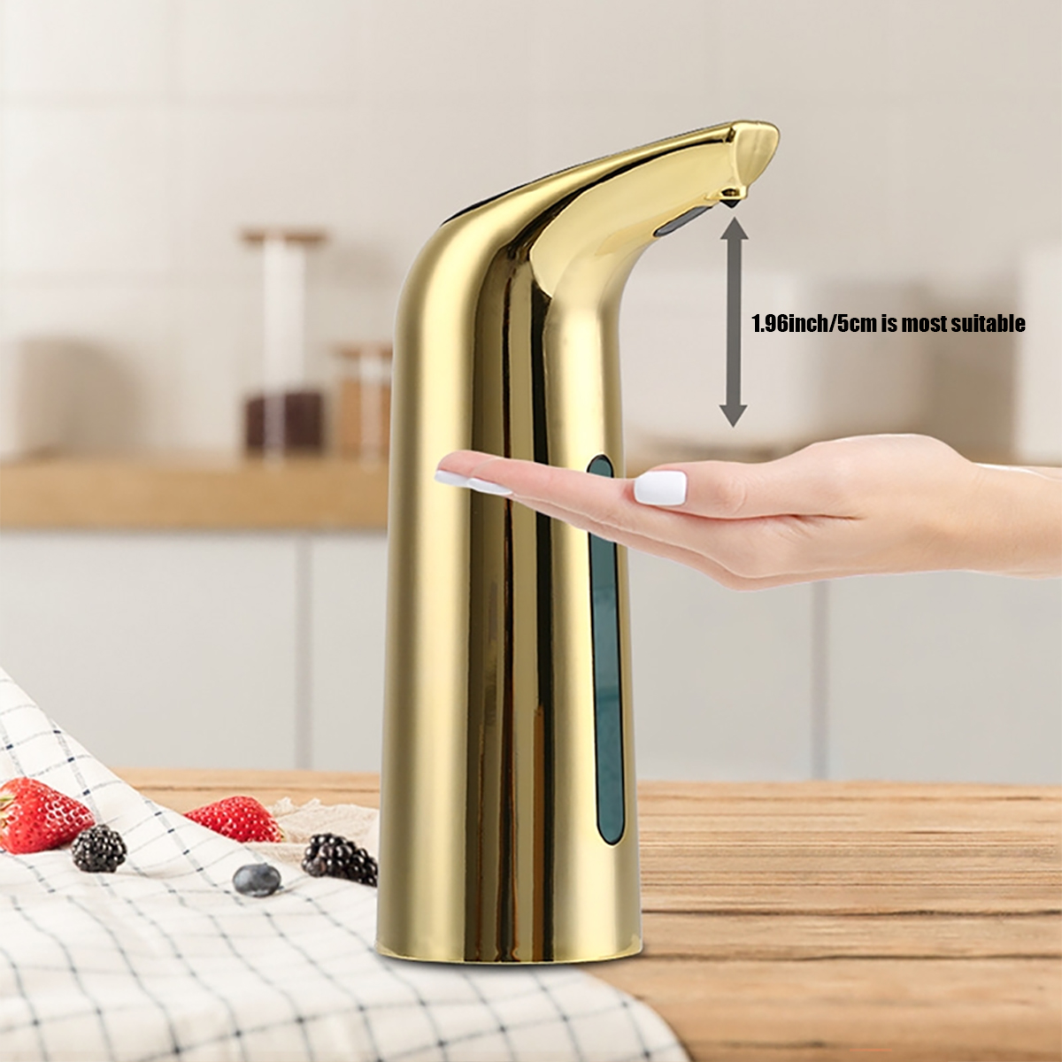 Home Needs Bathroom Cleaning - موزع صابون يدوي أوتوماتيكي بدون لمس
