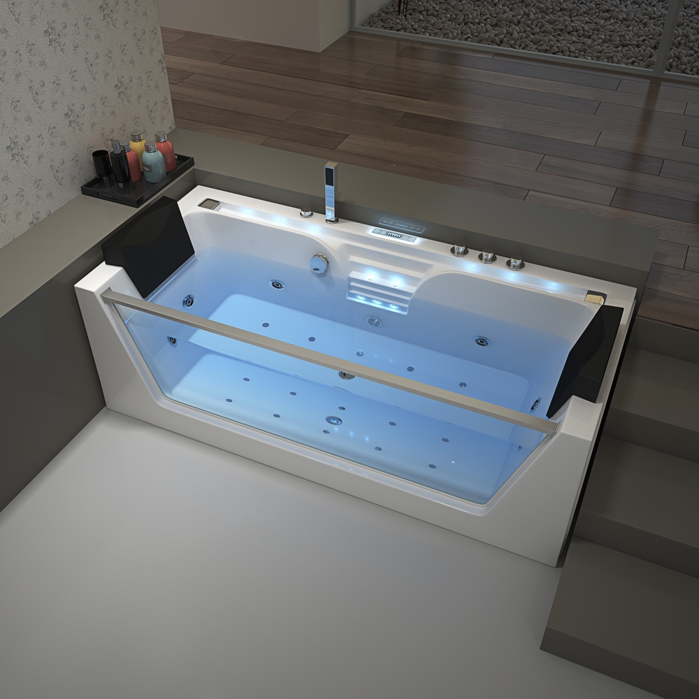 Home Bathroom Jacuzzi - حوض استحمام داخلي للتدليك المائي دوامة
