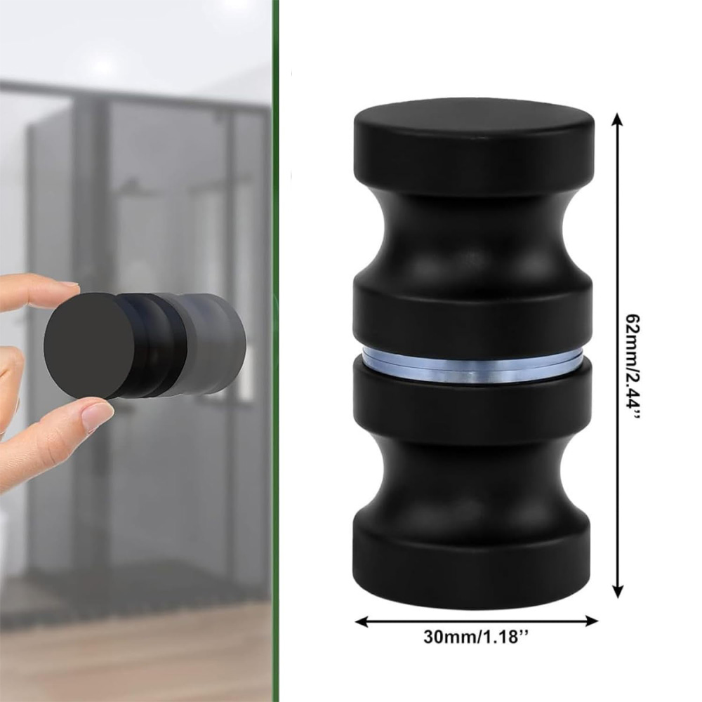 مقبض باب زجاجي من الألومنيوم ب - مراجعة Home Bathroom Hardware وسعره