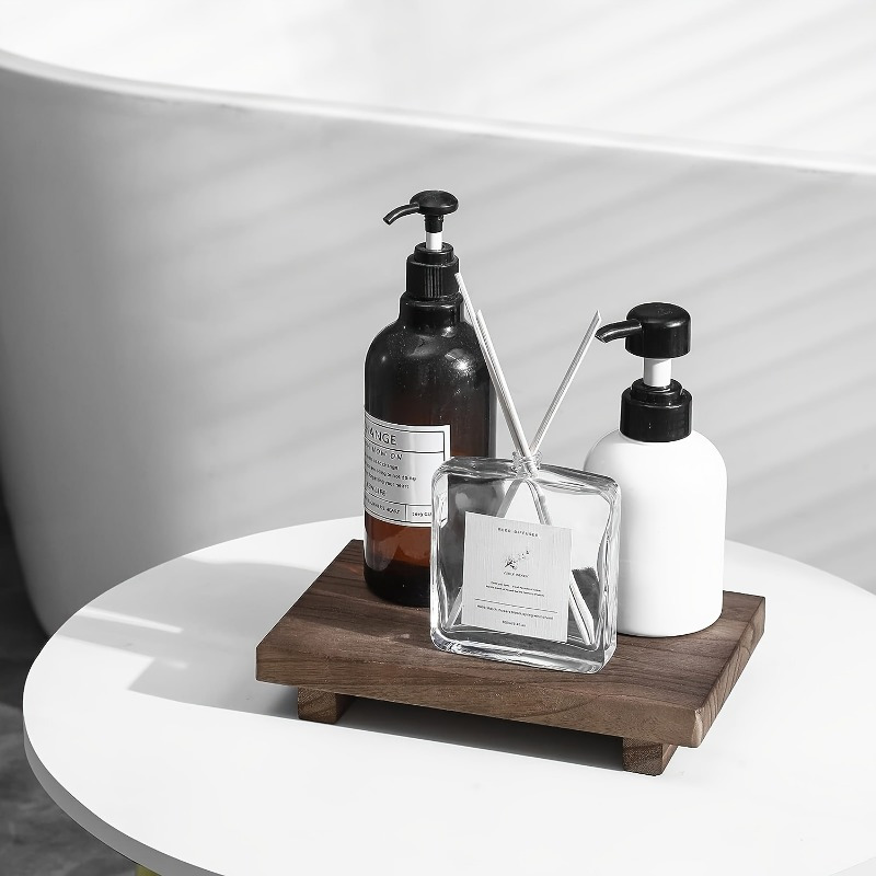 1 قطعة صينية الحمام الخشبية ال - مراجعة Zara Home Bathroom Tray وسعره