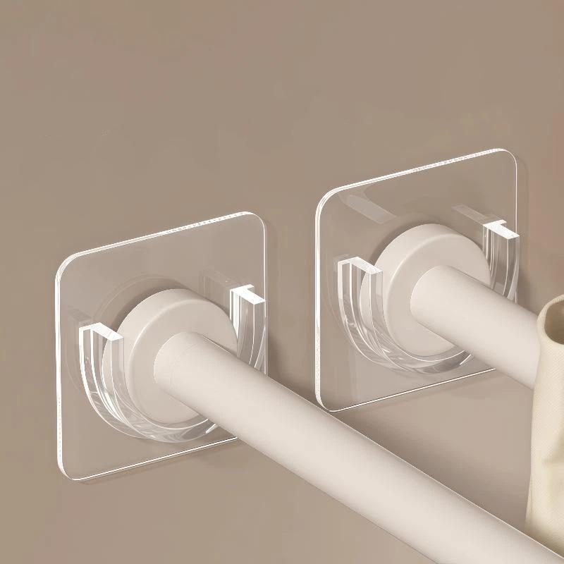 حوامل قضبان الستائر الشفافة ال - مراجعة Home Bathroom Decor وسعره