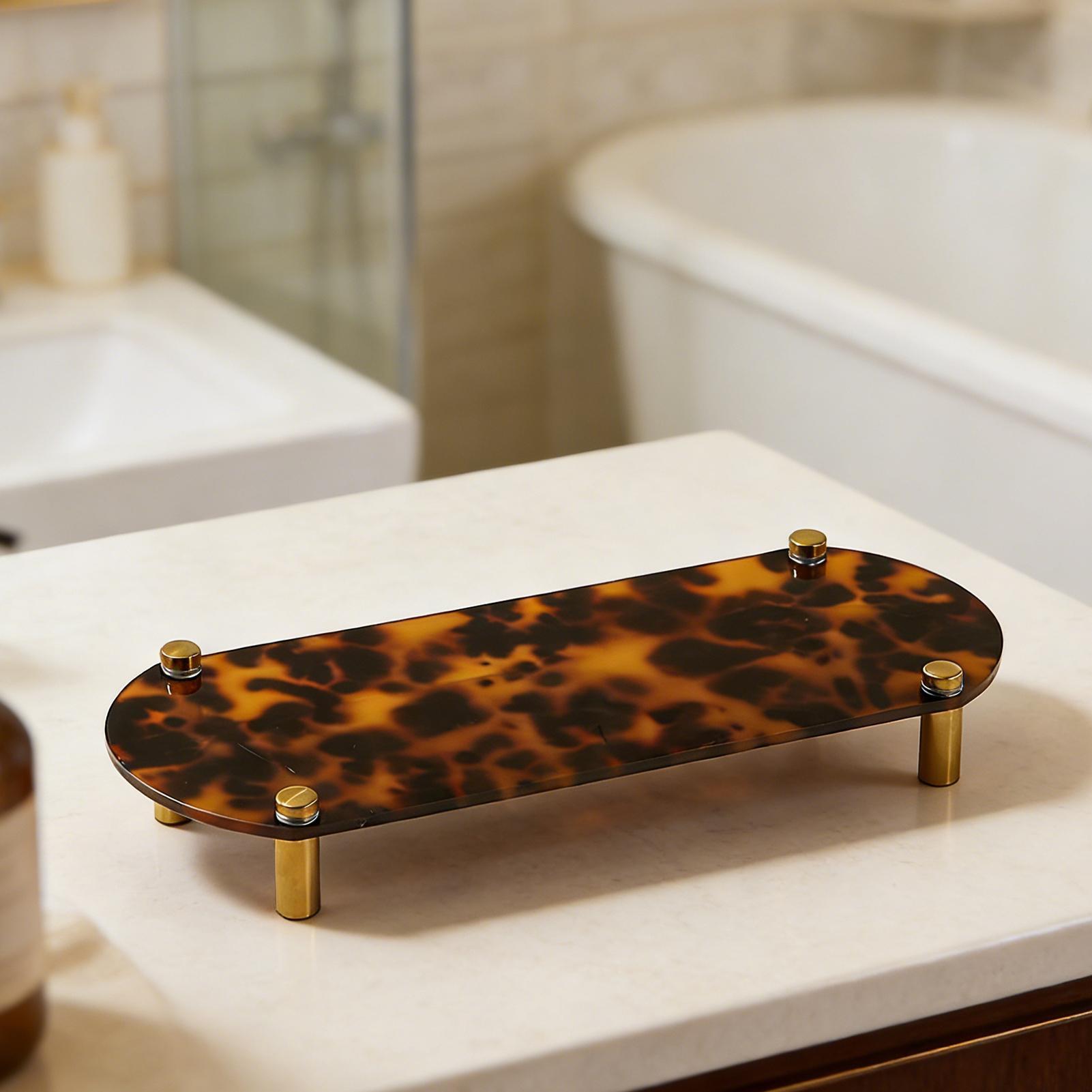 صينية حمام من الأكريليك بتصميم - مراجعة Home Bathroom Decor وسعره