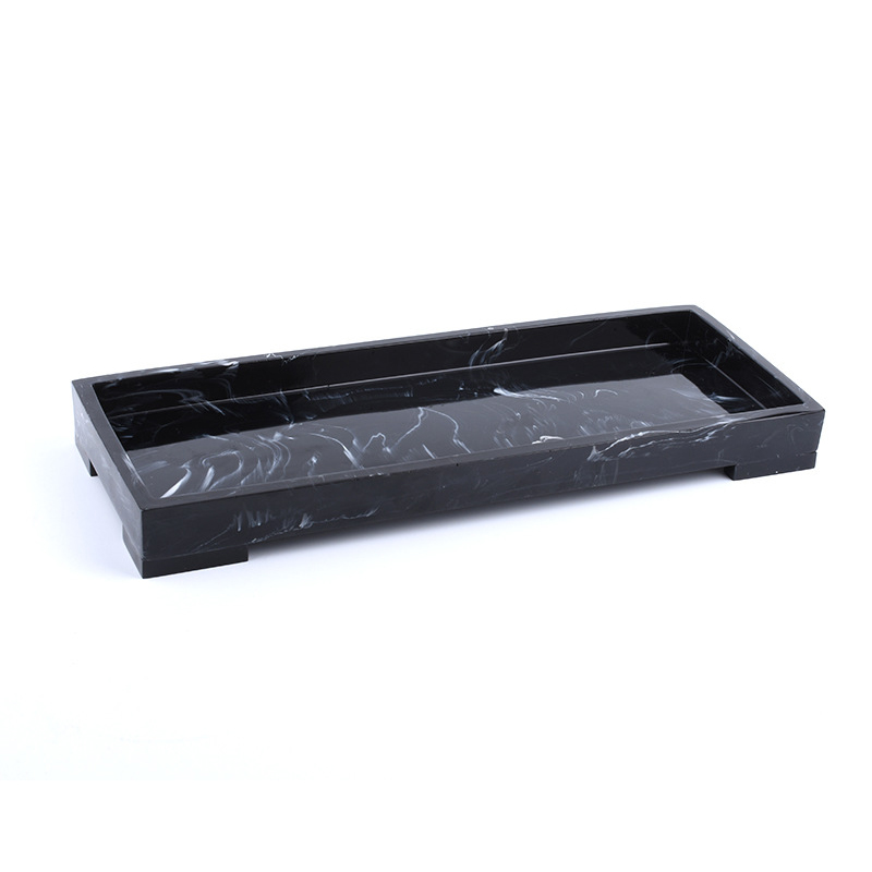 صينية تخزين من الرخام الأسود ل - مراجعة Zara Home Bathroom Tray وسعره