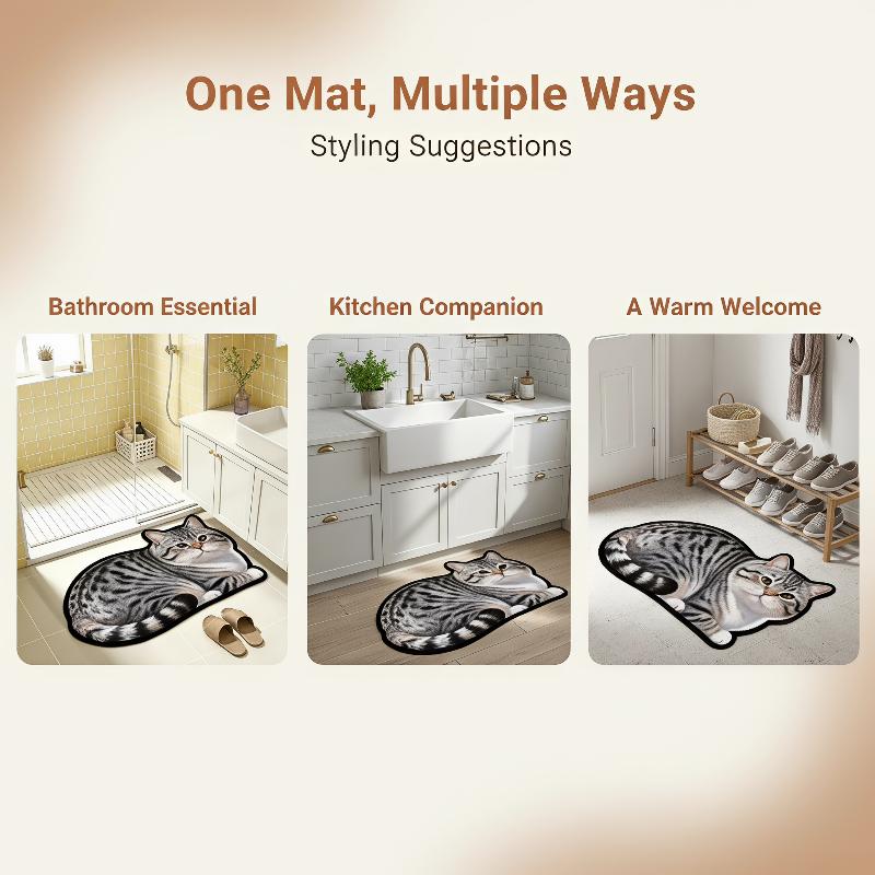 سجادة حمام من الدياتوميت بطباع - مراجعة Home Decor Bathroom Ideas وسعره