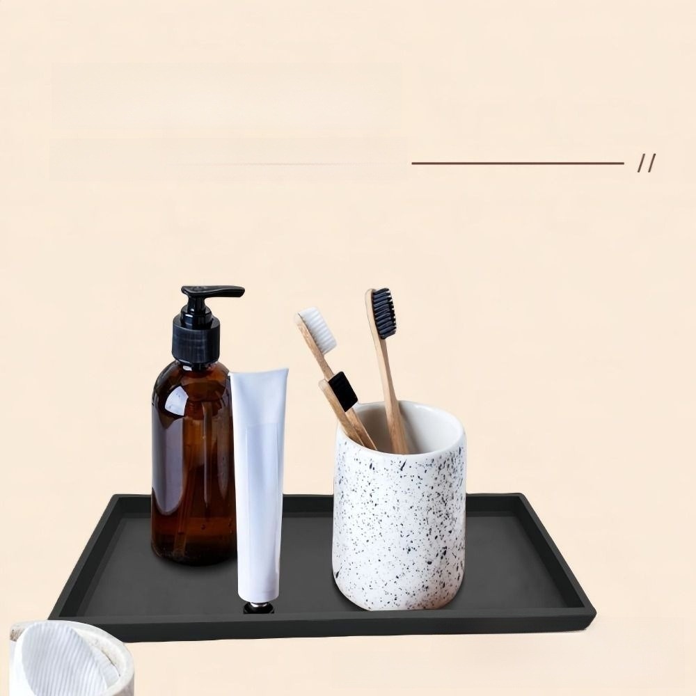 صينية حمام سميكة مقاومة للكسر، - مراجعة Zara Home Bathroom Tray وسعره