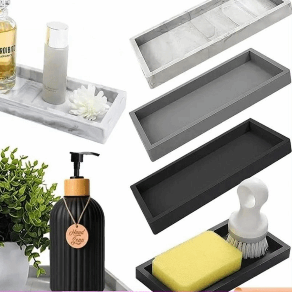 صينية حمام سميكة مقاومة للكسر، - مراجعة Zara Home Bathroom Tray وسعره