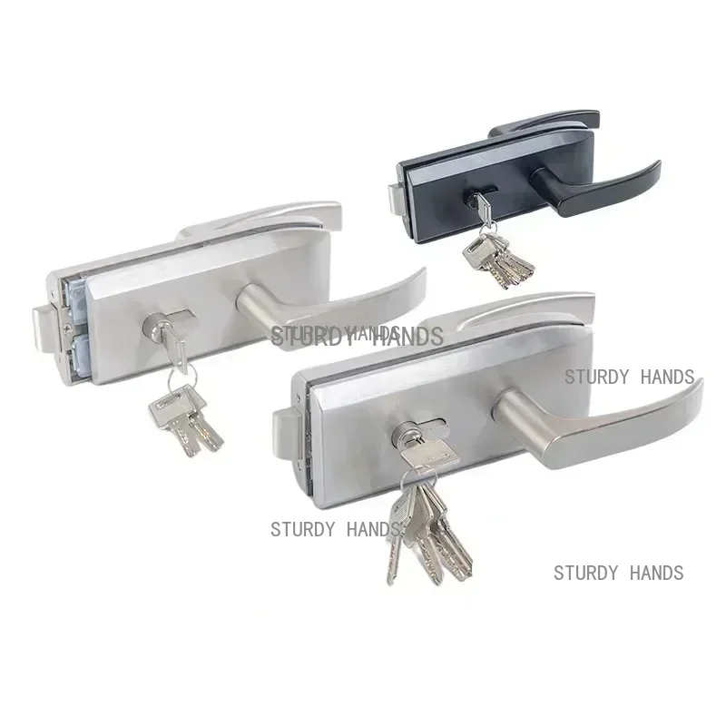 مكتب زجاج الباب قفل الحمام مقب - مراجعة Home Bathroom Hardware وسعره