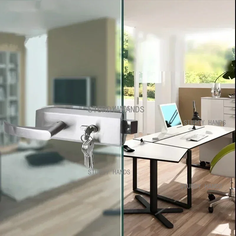 مكتب زجاج الباب قفل الحمام مقب - مراجعة Home Bathroom Hardware وسعره