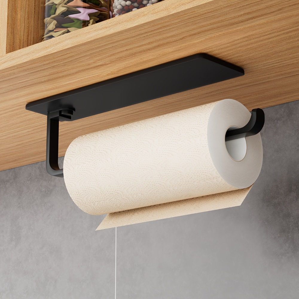 حامل مناشف المطبخ - موزع منادي - مراجعة Home Bathroom Paper Towel Dispenser وسعره