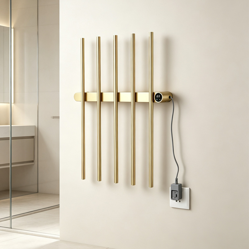 حامل مناشف كهربائي عمودي بلون  - مراجعة Towel Warmer Electric وسعره