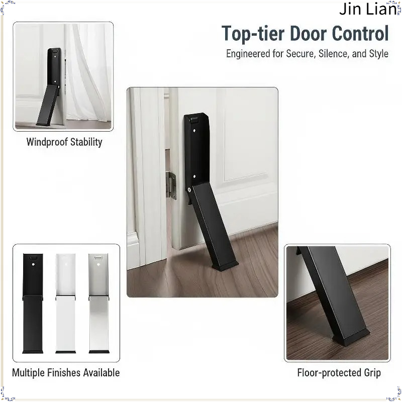 مانع الباب بدون حفر مقاوم للري - مراجعة Home Bathroom Hardware وسعره