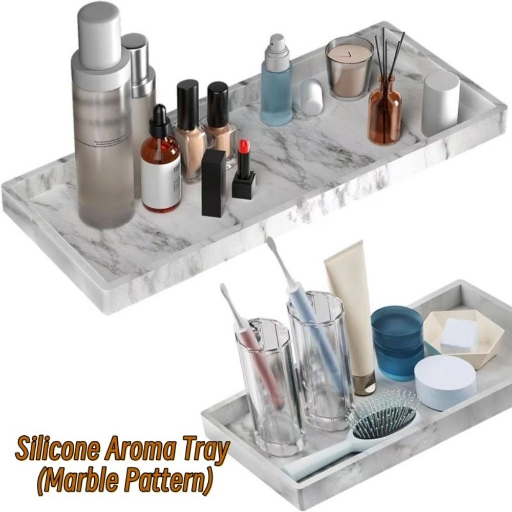 صينية تخزين سيليكون مستطيلة سم - مراجعة Zara Home Bathroom Tray وسعره