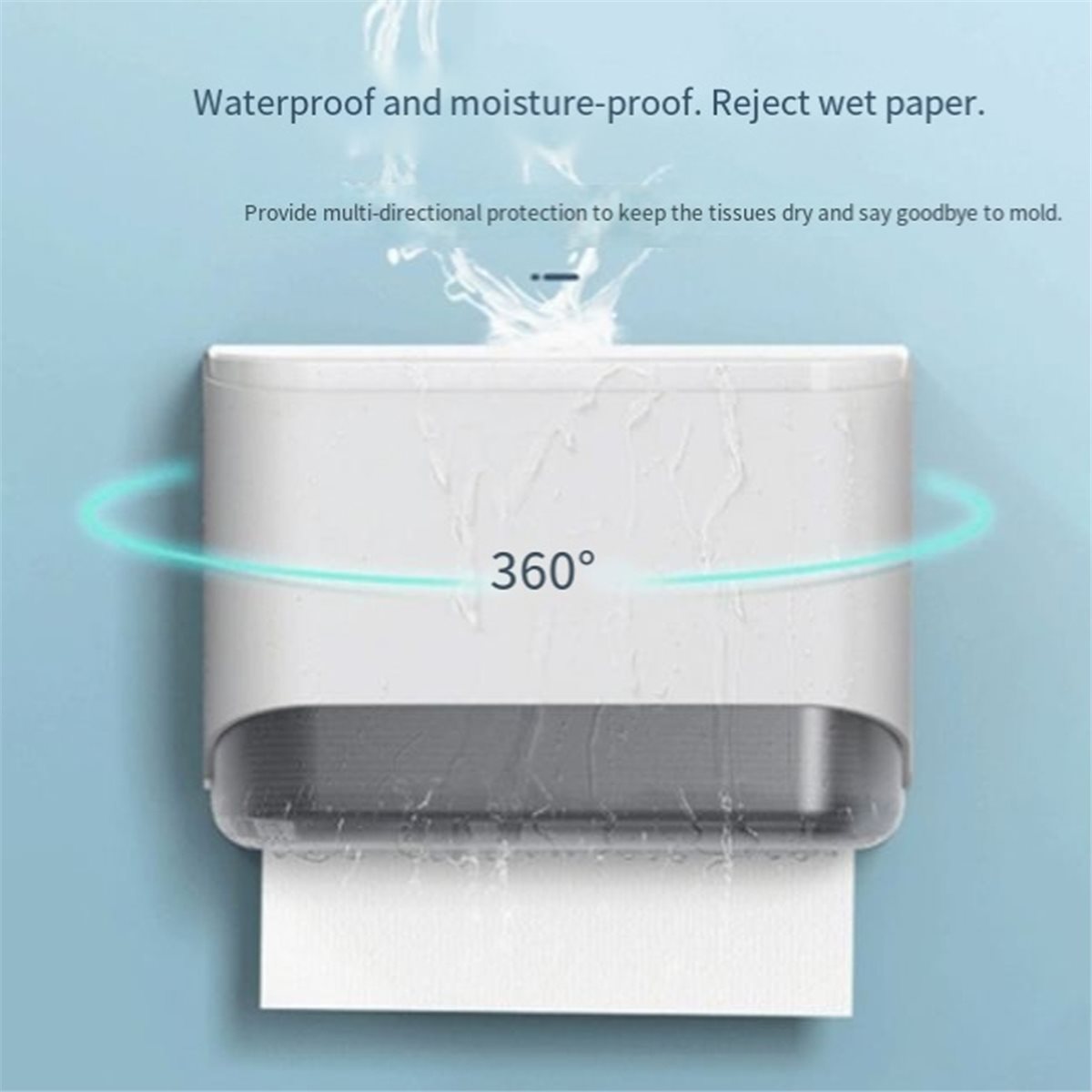 موزع مناديل ورقية مثبت على الح - مراجعة Home Bathroom Paper Towel Dispenser وسعره