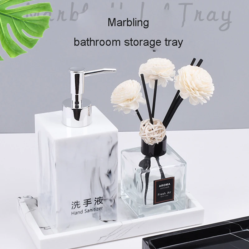 صينية حمام مستطيلة الشكل للديك - مراجعة Zara Home Bathroom Tray وسعره
