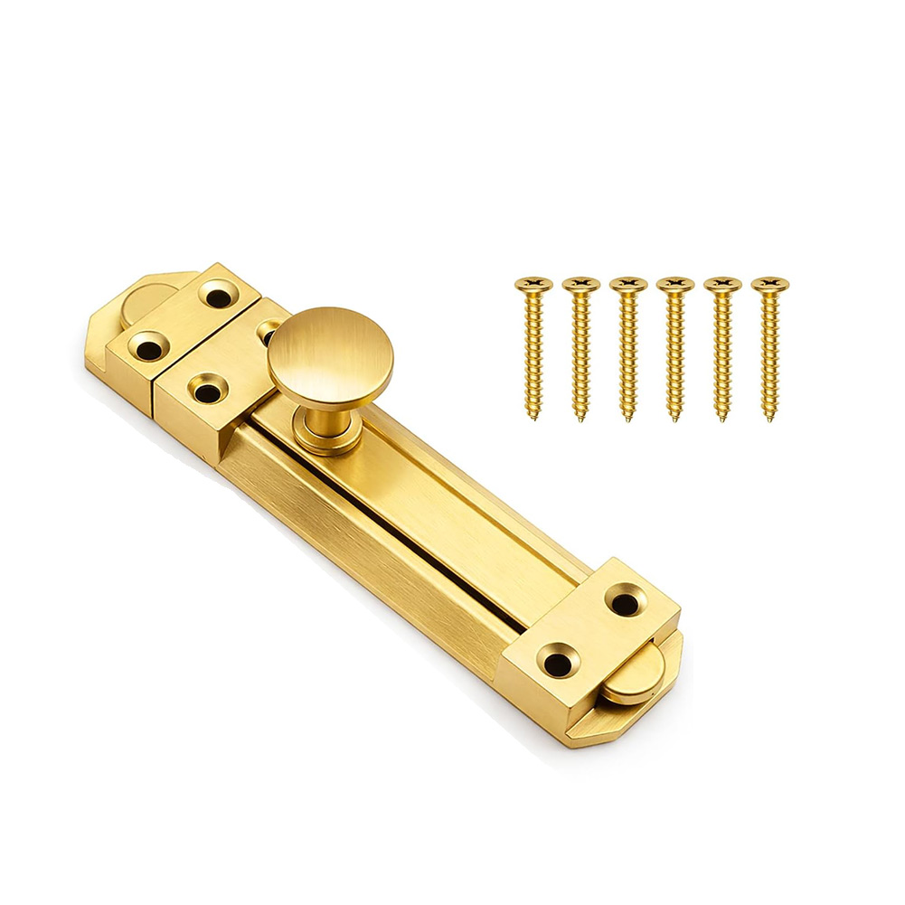 قفل باب منزلق من النحاس الصلب  - مراجعة Home Bathroom Hardware وسعره