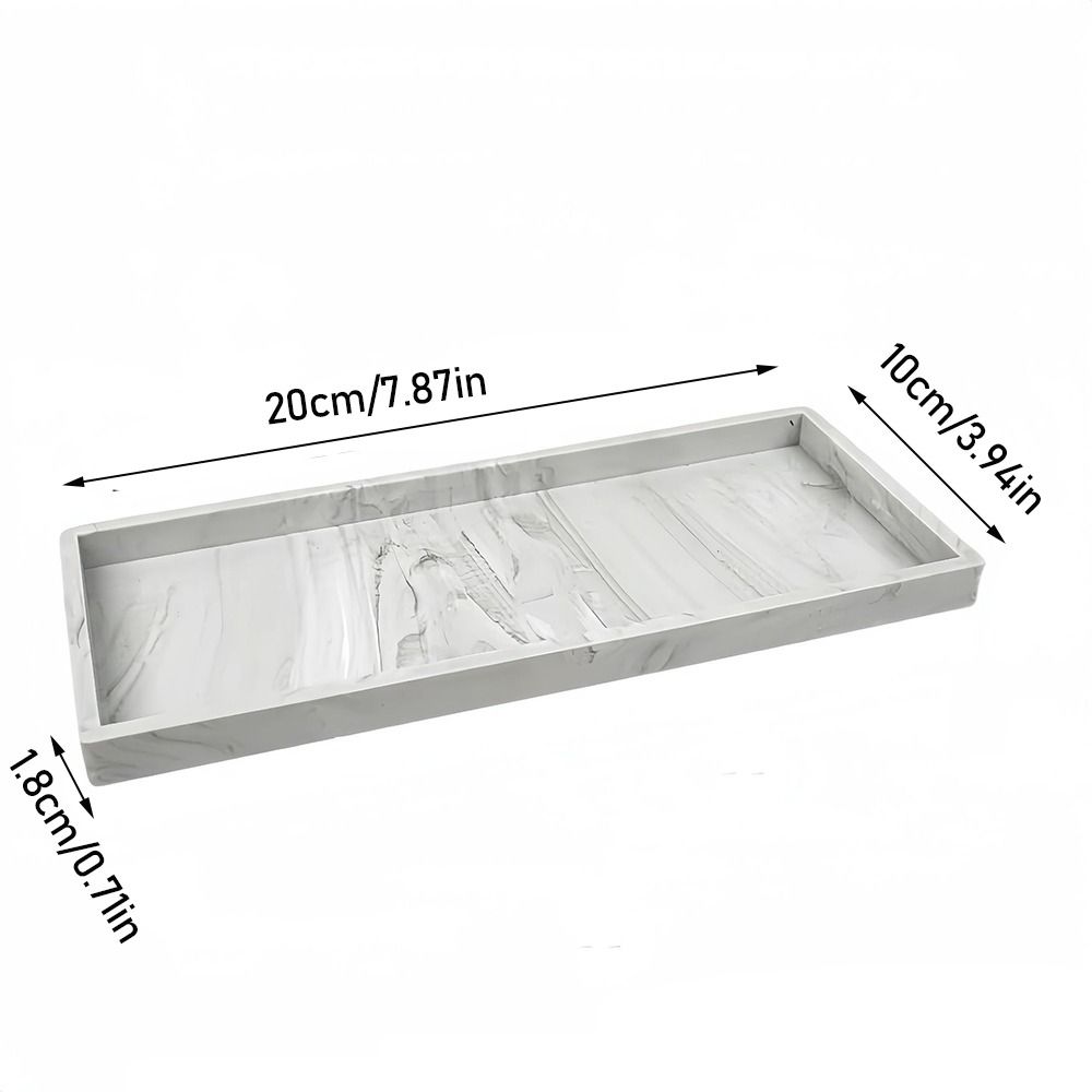 صينية تخزين سيليكون مستطيلة سم - مراجعة Zara Home Bathroom Tray وسعره