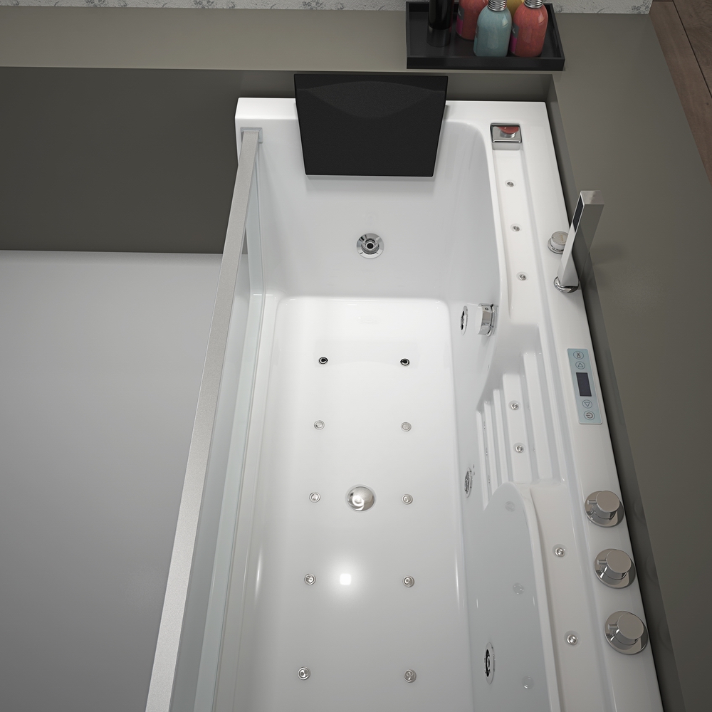 حوض استحمام داخلي للتدليك الما - مراجعة Home Bathroom Jacuzzi وسعره
