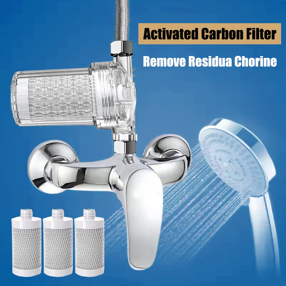 فلتر دش عالمي جديد 1 قطعة لتنق - مراجعة Home Bathroom Water Filter وسعره