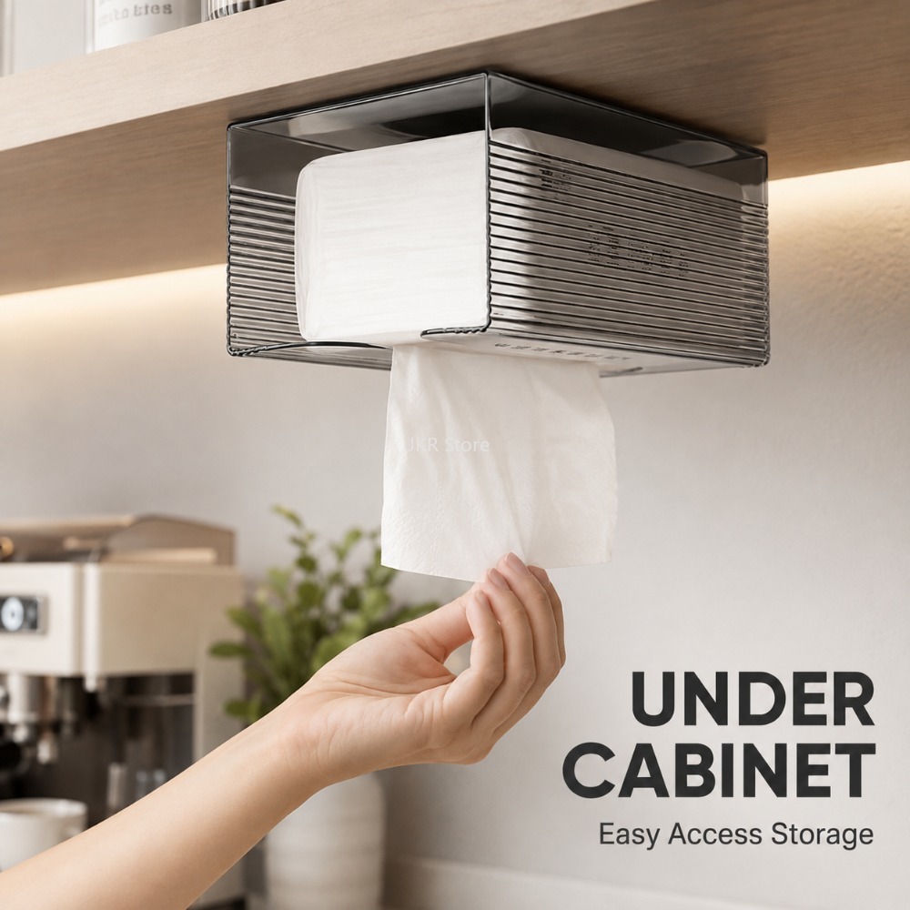 حامل مناديل شفاف مثبت على الحا - مراجعة Home Bathroom Paper Towel Dispenser وسعره