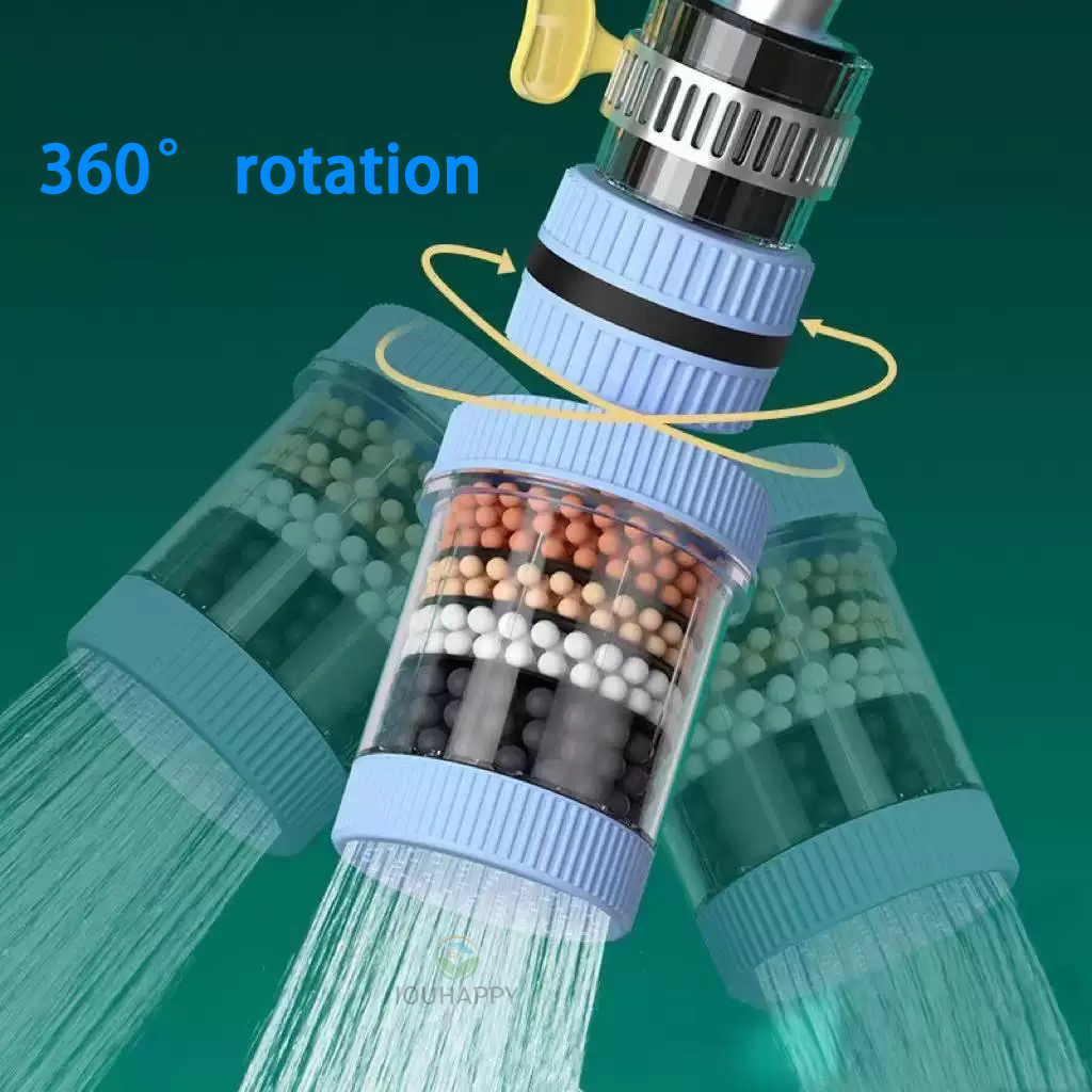 6 طبقات صنبور تصفية المياه الع - مراجعة Home Bathroom Water Filter وسعره